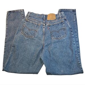 Vintage Levi's 505 16505 Made in USA High Waist Straight Leg Jeans 100% Cotton